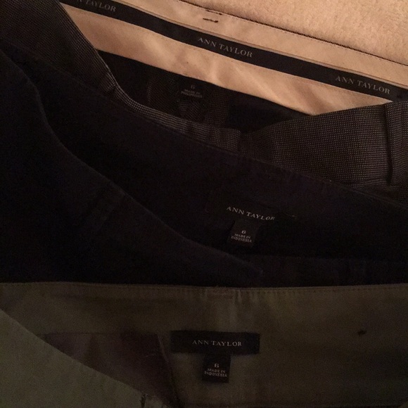 SET OF THREE ANN TAYLOR ANKLE PANTS - Picture 4 of 4
